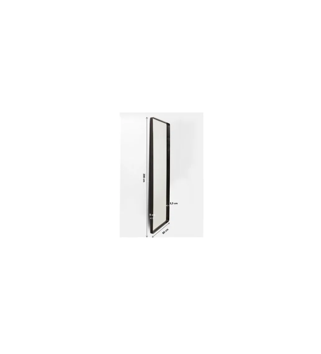Lustro OMBRA 200 x 80 cm czarne*KARE Online