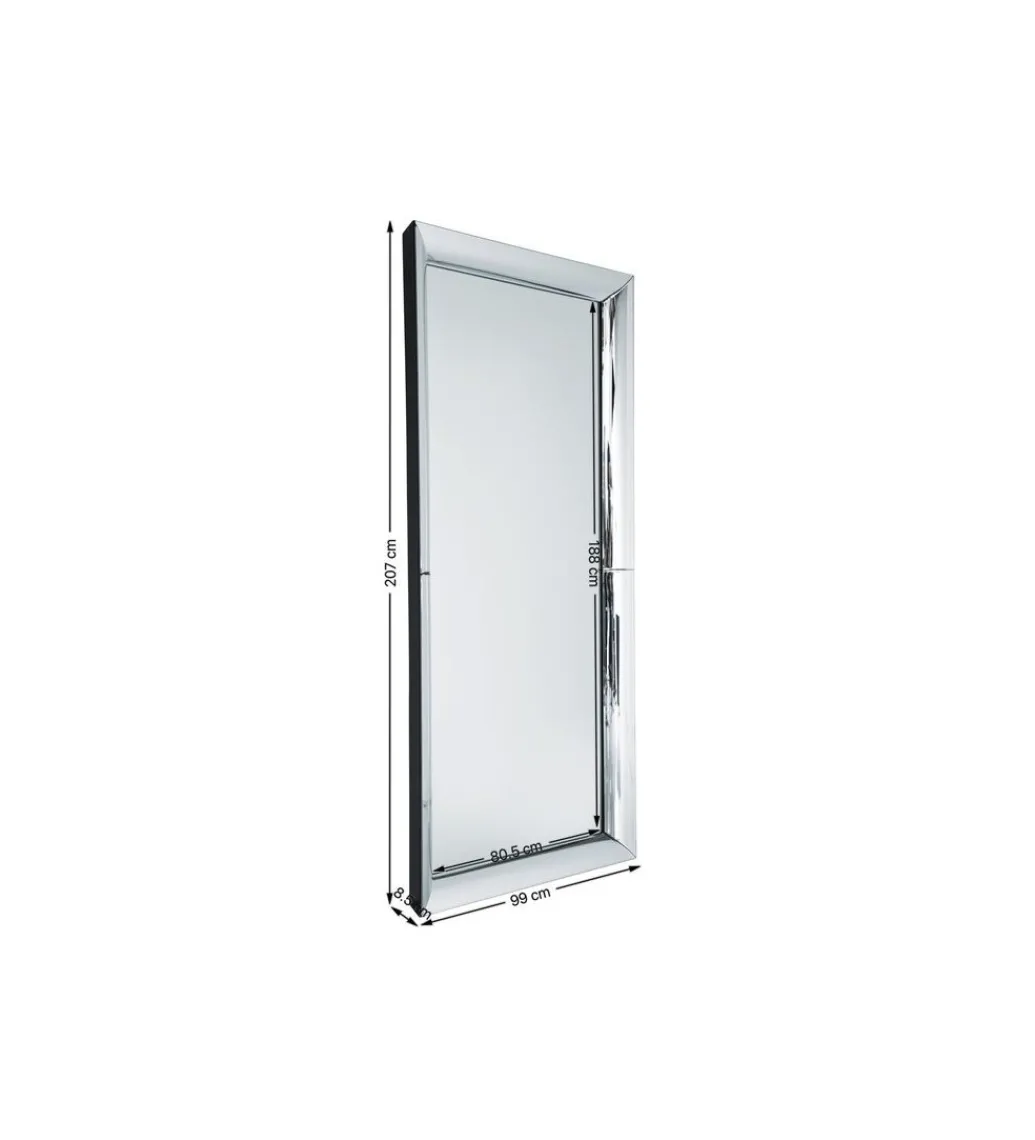 Lustro Soft Beauty 207 cm transparentny*KARE