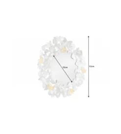 Lustro SORIA 92 cm złoto srebrne*Invicta Interior Outlet