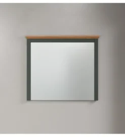 Lustro STANTON 68 cm w optyce dębu Evoke Ciemnozielony*MCA Linia Włoska Hot