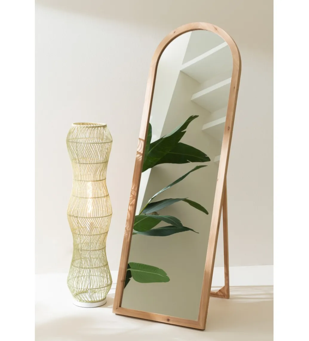 Lustro stojące FERGANUS 162 cm naturalne*J-Line Discount