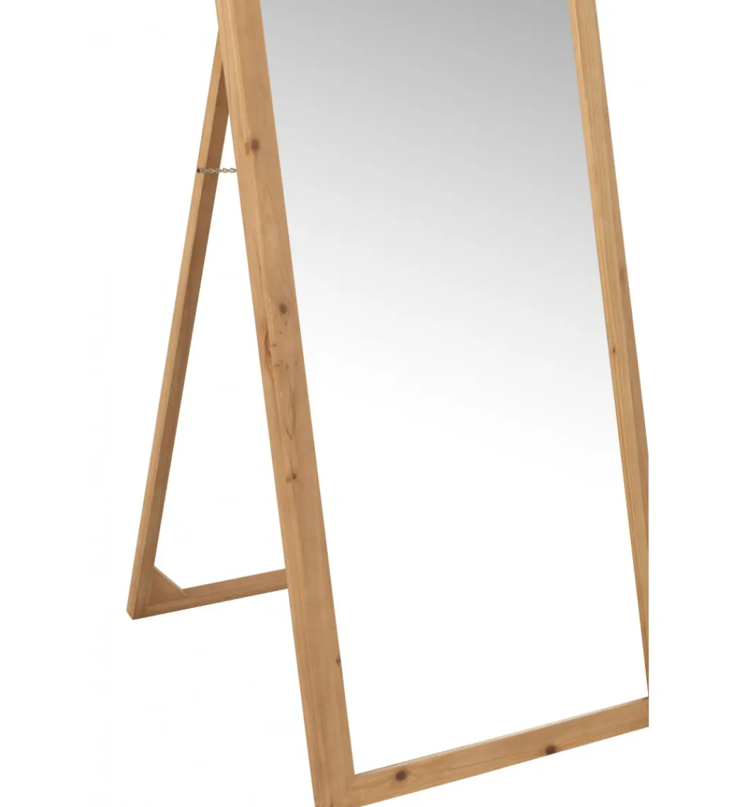 Lustro stojące FERGANUS 162 cm naturalne*J-Line Discount