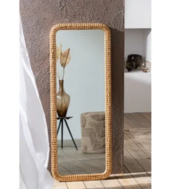 Lustro stojące RECTANGLE 122 cm naturalne*J-Line Best