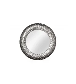 Lustro Stone Mosaic 82 Cm srebrne*Invicta Interior Online