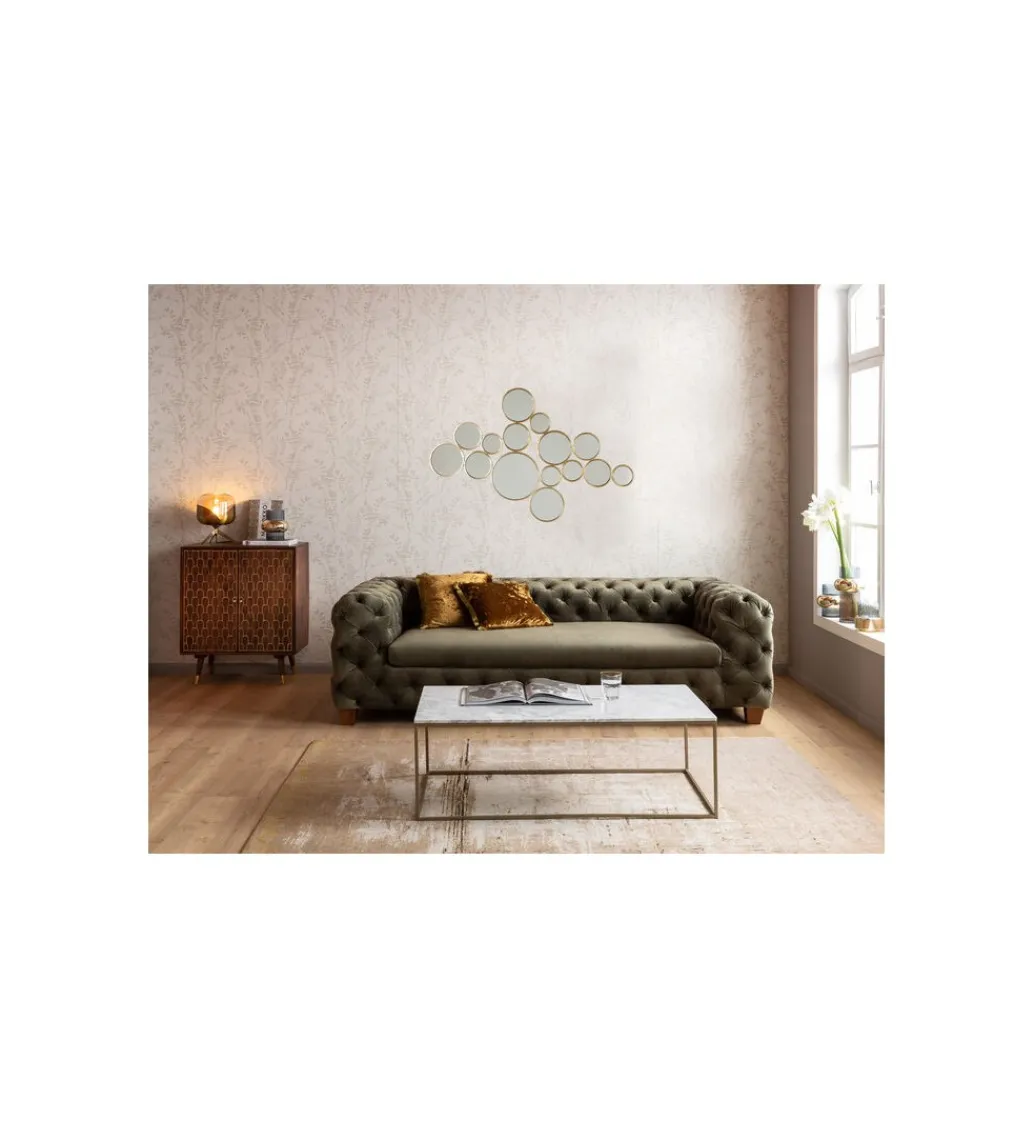Lustro wiszące BUBBLES 138 x 93 cm złote*KARE Online
