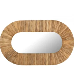 Lustro wiszące CURVE 152 cm naturalny*J-Line New