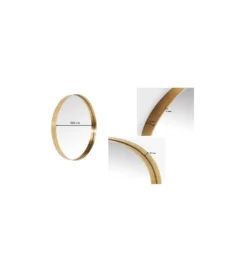 Lustro wiszące CURVE MO 100 cm złote*KARE