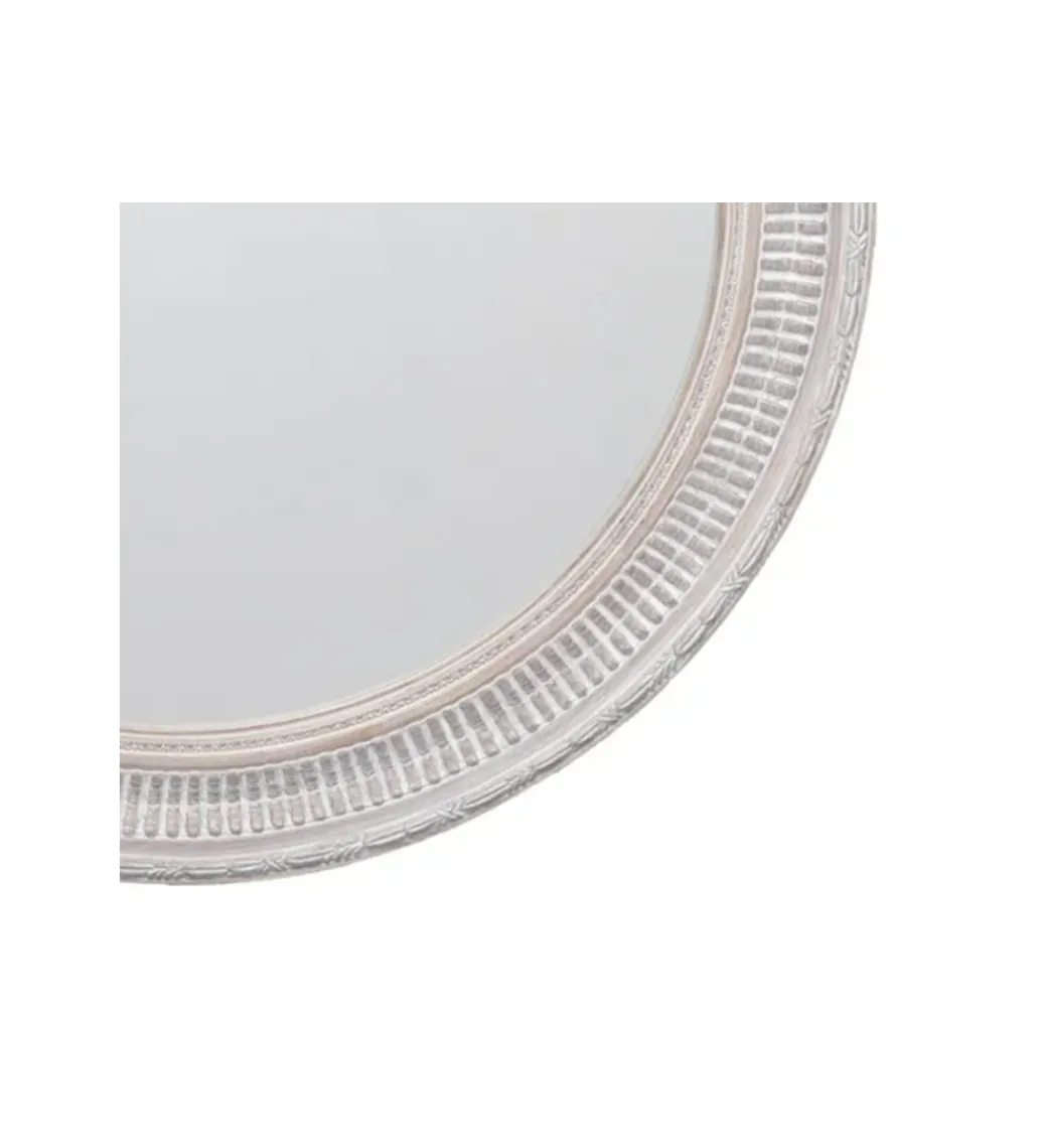 Lustro wiszące DEAY 80 cm drewno paulowni szare*Zona-Design Online