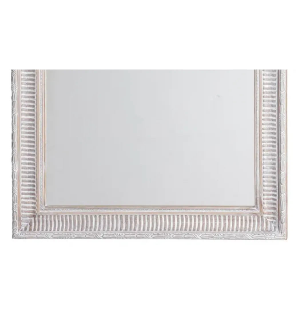 Lustro wiszące DEAY 106 cm drewno paulowni szare*Zona-Design Hot