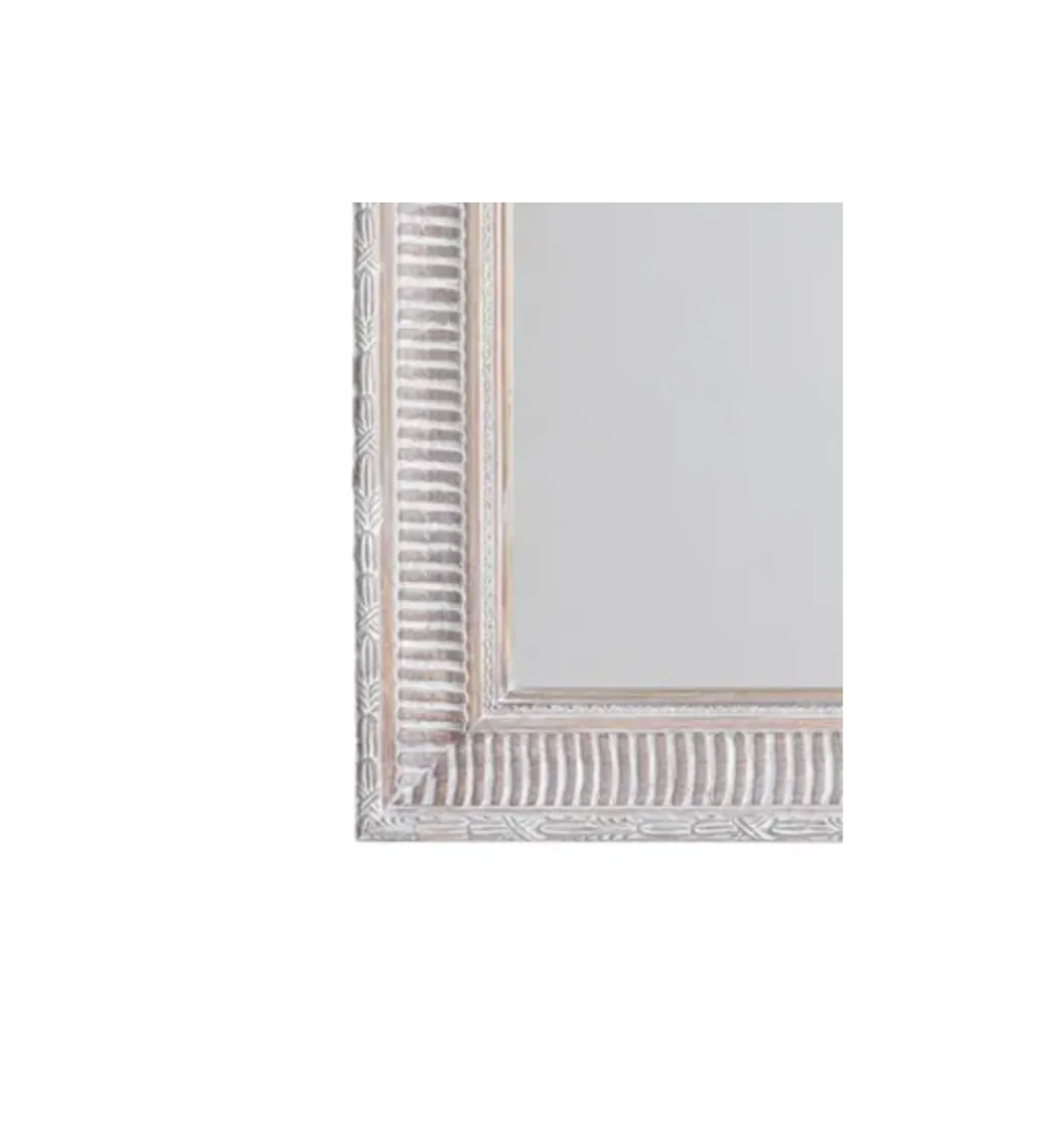 Lustro wiszące DEAY 106 cm drewno paulowni szare*Zona-Design Hot