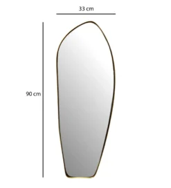 Lustro wiszące DEFORME 90 cm złote*WOHNLING, GERMANY Online