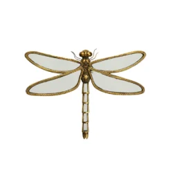 Lustro wiszące DRAGONFLY 46 x 36 cm stare złoto*KARE Online