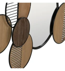 Lustro wiszące ESPEJONA 123 cm naturalne czarne*Zona-Design Best