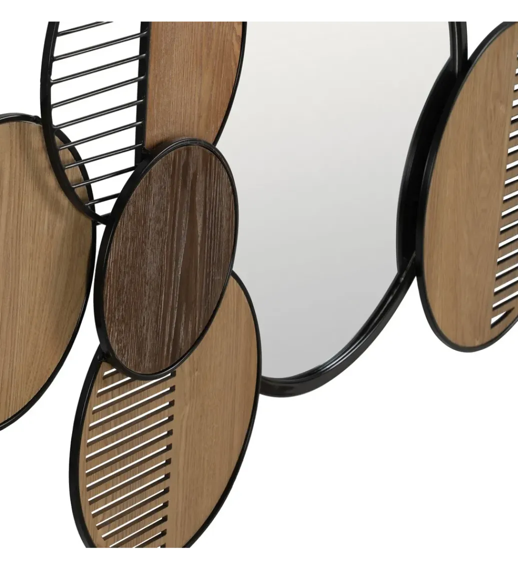 Lustro wiszące ESPEJONA 123 cm naturalne czarne*Zona-Design Best