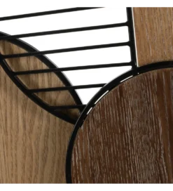 Lustro wiszące ESPEJONA 123 cm naturalne czarne*Zona-Design Best
