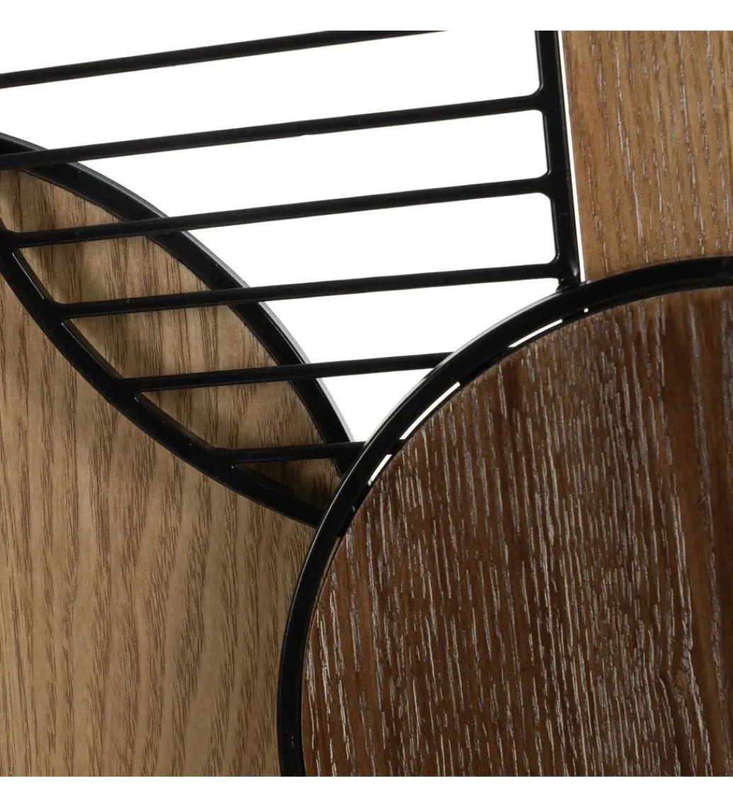 Lustro wiszące ESPEJONA 123 cm naturalne czarne*Zona-Design Best