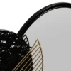 Lustro wiszące ESPEJONA 83 cm naturalne czarne*Zona-Design