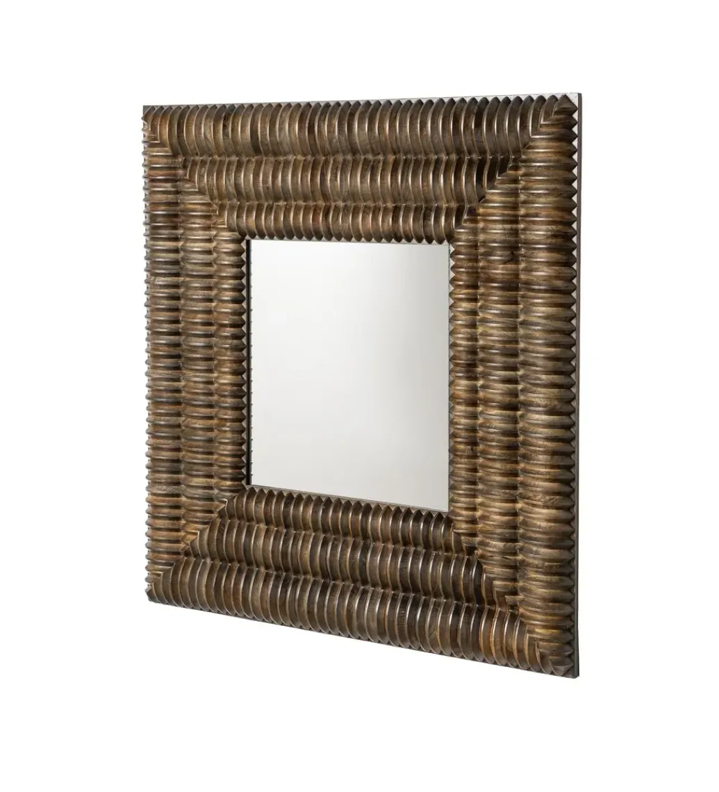 Lustro wiszące FITERAM 122 cm drewno mango*Zona-Design