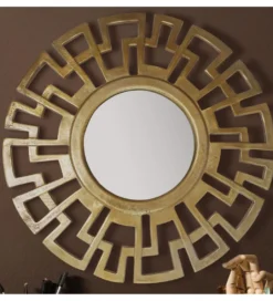Lustro wiszące FLUR 60 cm antyczne antyczne złote*WOHNLING, GERMANY Clearance