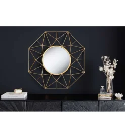 Lustro wiszące GORAN 80 cm złote*Invicta Interior Hot