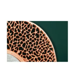 Lustro wiszące LEAF 110 cm miedziane*Invicta Interior Discount