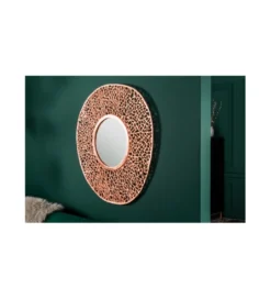 Lustro wiszące LEAF 110 cm miedziane*Invicta Interior Discount