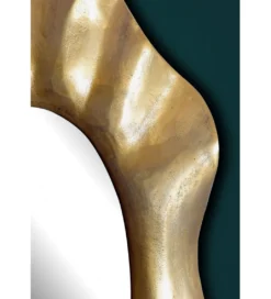 Lustro wiszące LUXI 60 cm antyczne złote*WOHNLING, GERMANY
