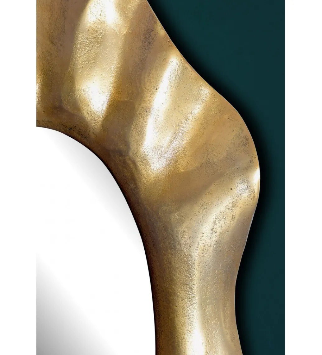 Lustro wiszące LUXI 60 cm antyczne złote*WOHNLING, GERMANY
