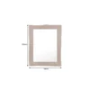 Lustro wiszące MAMMUT 100 cm drewno akacja*Invicta Interior