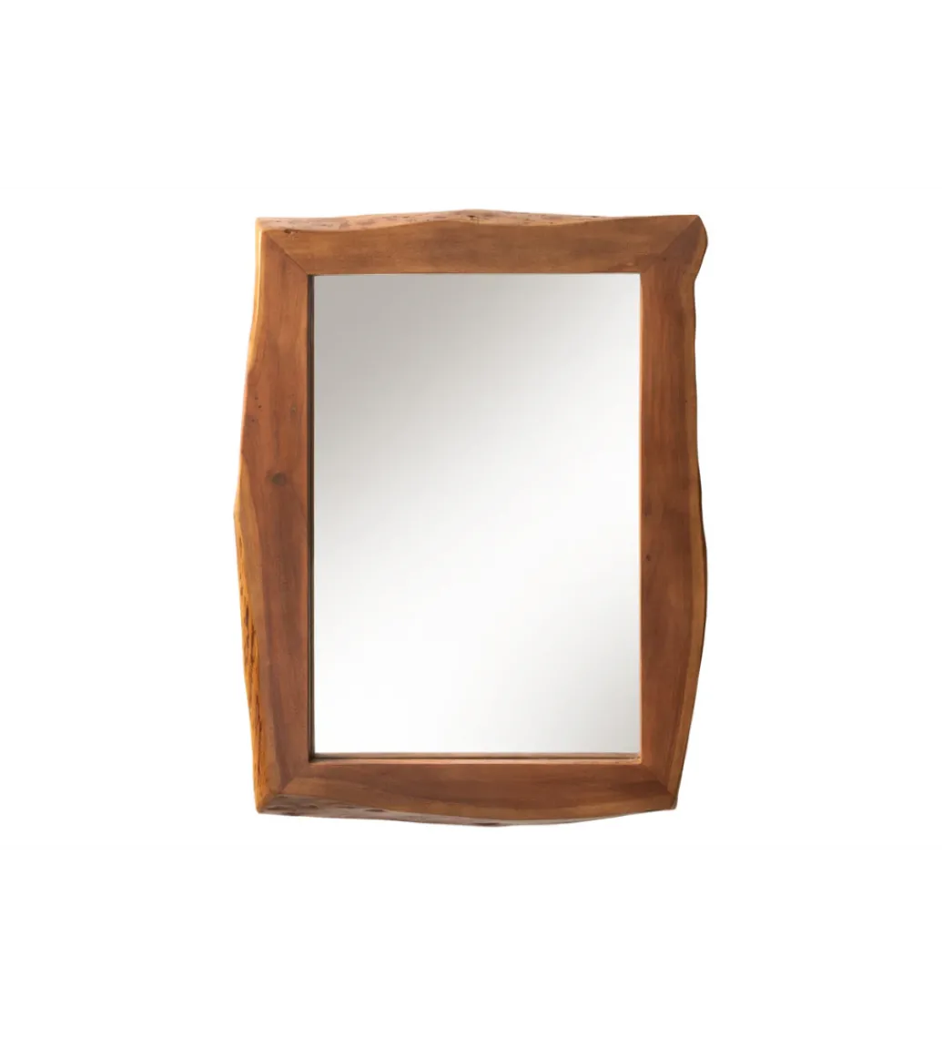 Lustro wiszące MAMMUT 100 cm drewno akacja*Invicta Interior