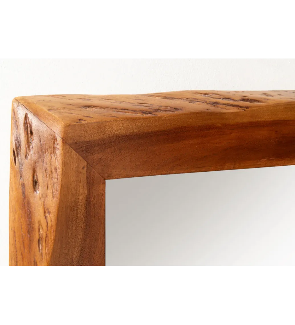 Lustro wiszące MAMMUT 100 cm drewno akacja*Invicta Interior