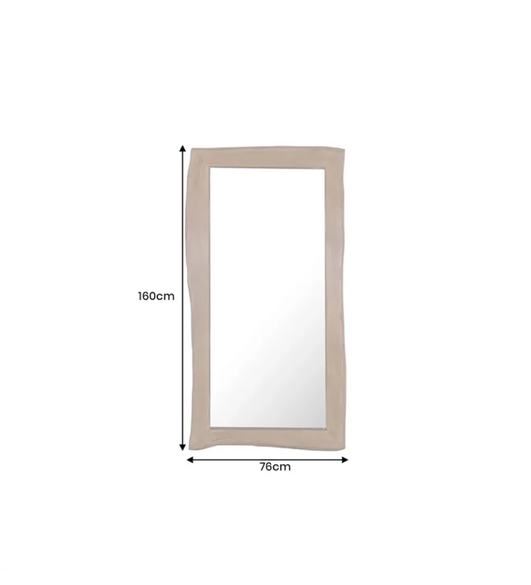 Lustro wiszące MAMMUT 160 cm drewno akacja*Invicta Interior - przedsprzedaż New