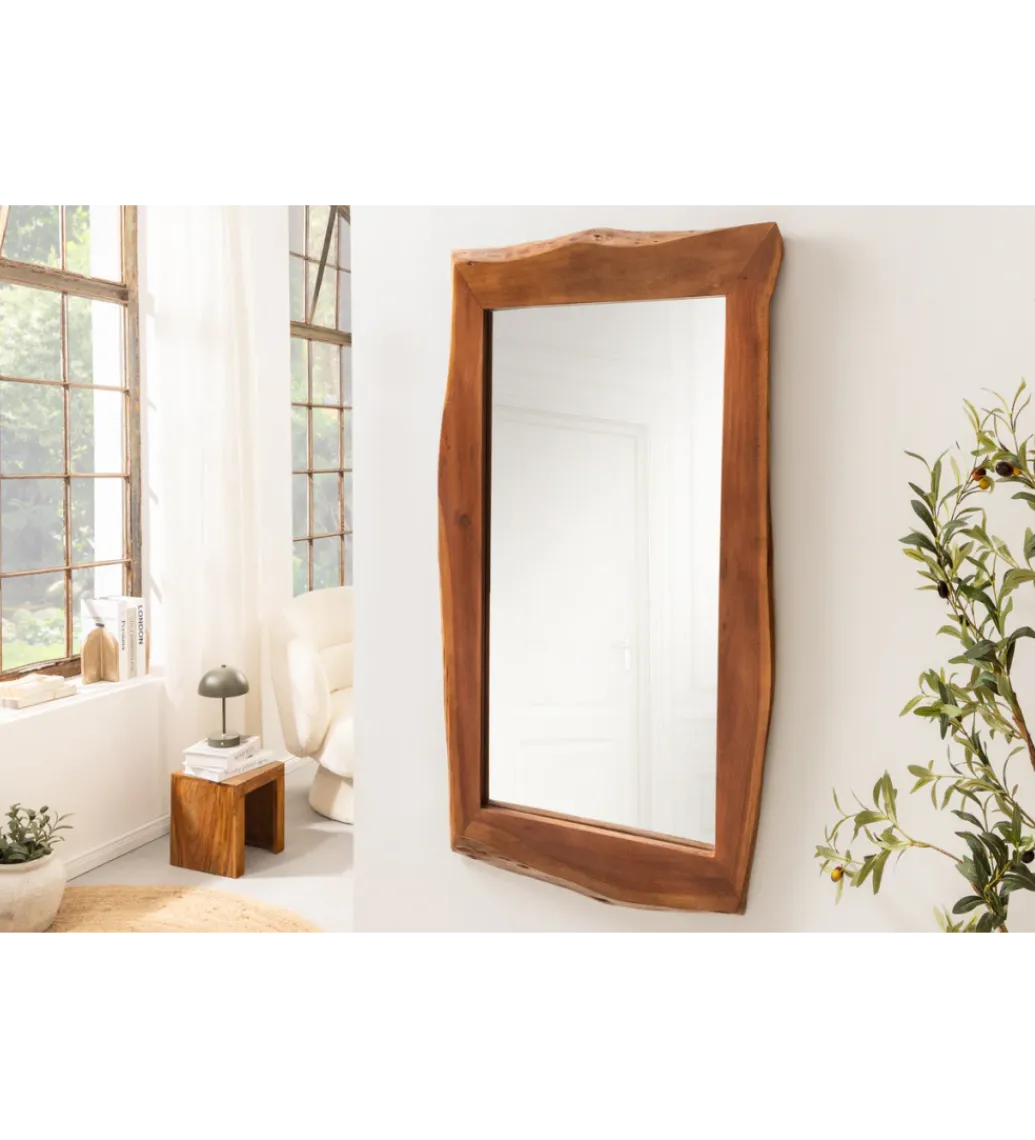 Lustro wiszące MAMMUT 160 cm drewno akacja*Invicta Interior - przedsprzedaż New