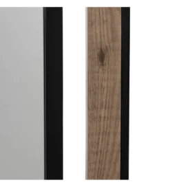 Lustro wiszące NAGATARO 45 x 100 cm czarne naturalne*Zona-Design Best