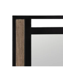 Lustro wiszące NAGATARO 45 x 100 cm czarne naturalne*Zona-Design Best