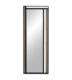 Lustro wiszące NAGATARO 45 x 100 cm czarne naturalne*Zona-Design Best