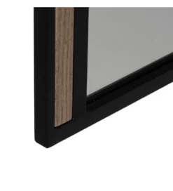Lustro wiszące NAGATARO 45 x 100 cm czarne naturalne*Zona-Design Best