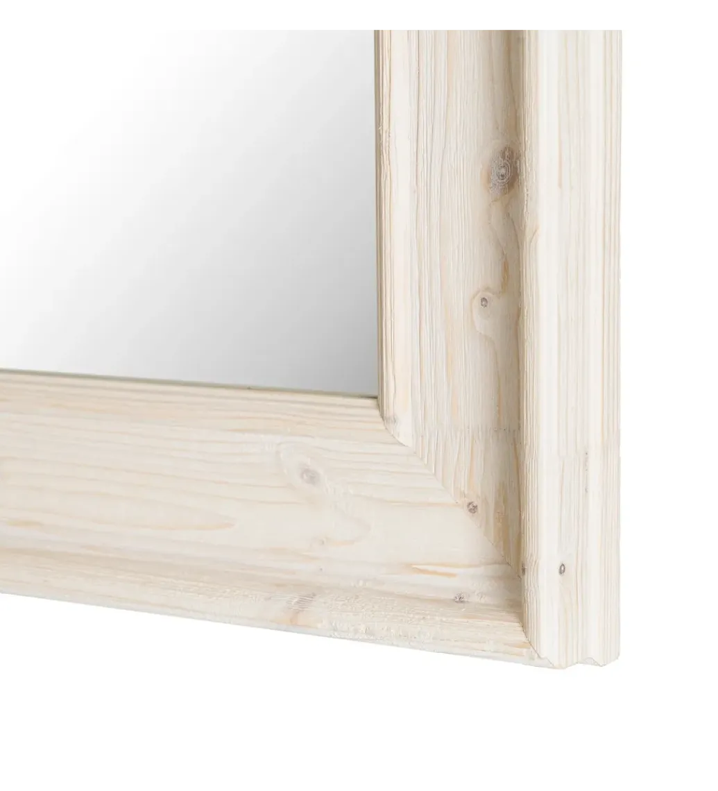 Lustro wiszące OKATA 171 cm naturalna białą rama*Zona-Design Best