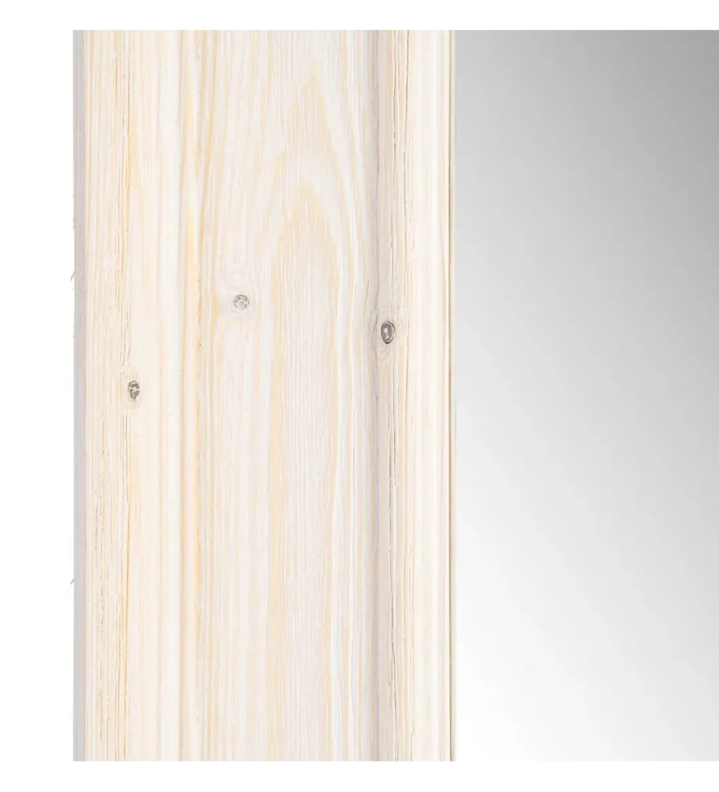 Lustro wiszące OKATA 171 cm naturalna białą rama*Zona-Design Best