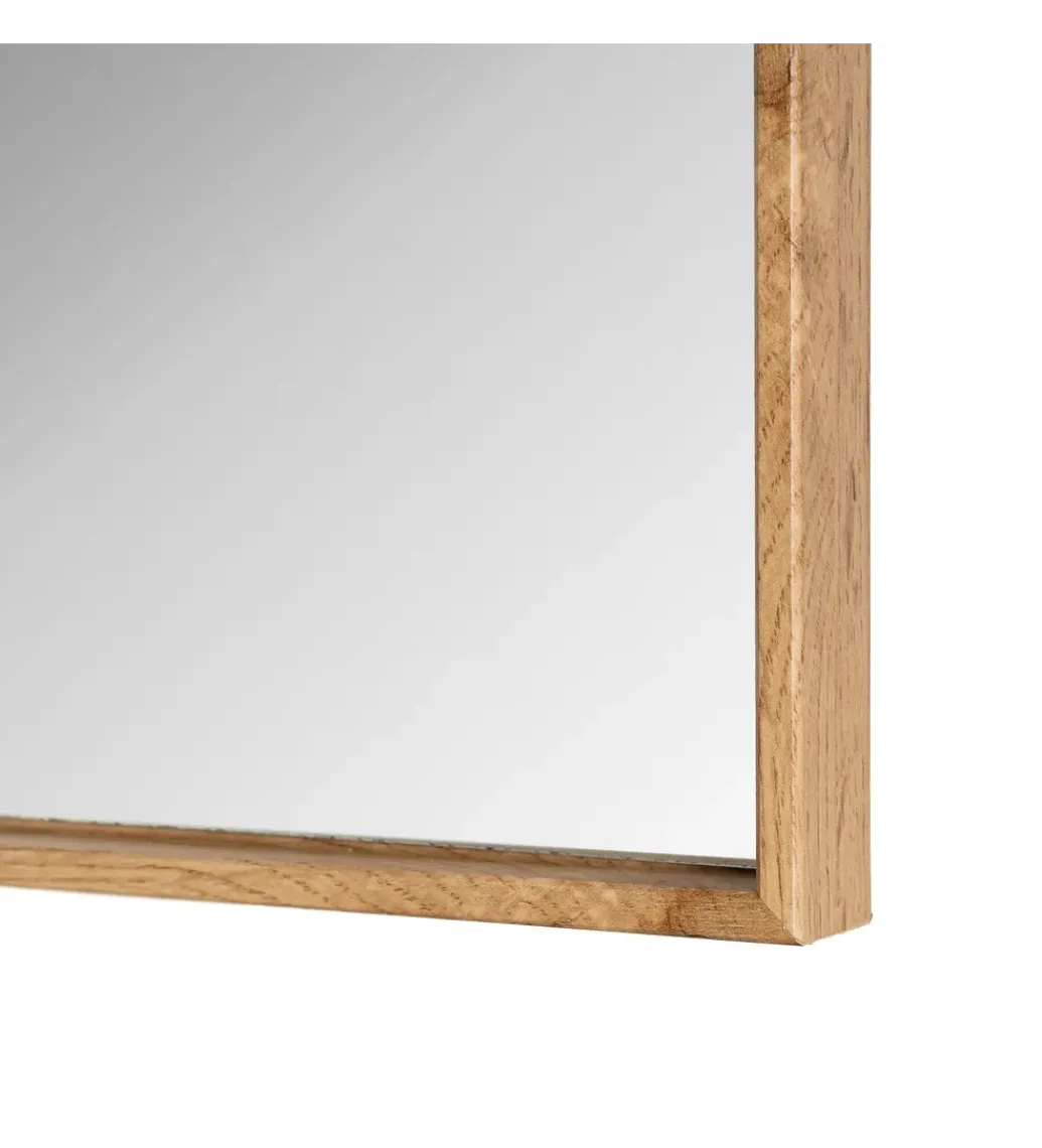 Lustro wiszące OKATA 143 cm naturalna rama*Zona-Design Clearance