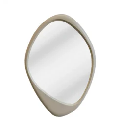Lustro wiszące ORGANIC 90 cm beżowe*Invicta Interior Outlet