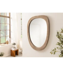 Lustro wiszące ORGANIC 105 cm drewno sosnowe*Invicta Interior Clearance