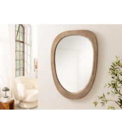Lustro wiszące ORGANIC 105 cm drewno sosnowe*Invicta Interior Clearance