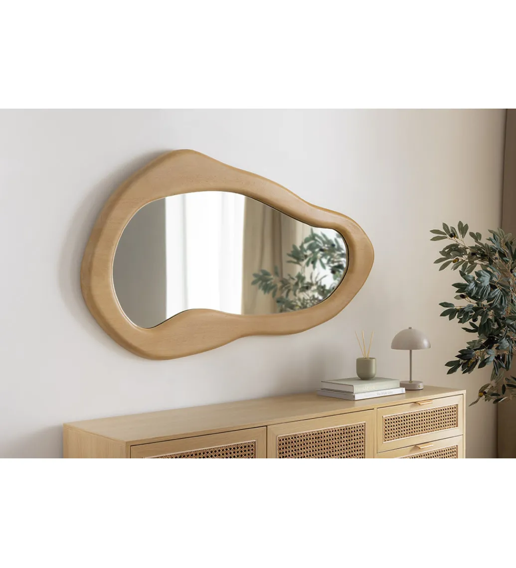 Lustro wiszące ORGANIC 130 cm drewno mango*Invicta Interior Outlet