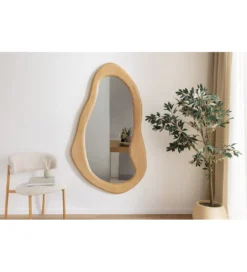 Lustro wiszące ORGANIC 130 cm drewno mango*Invicta Interior Outlet