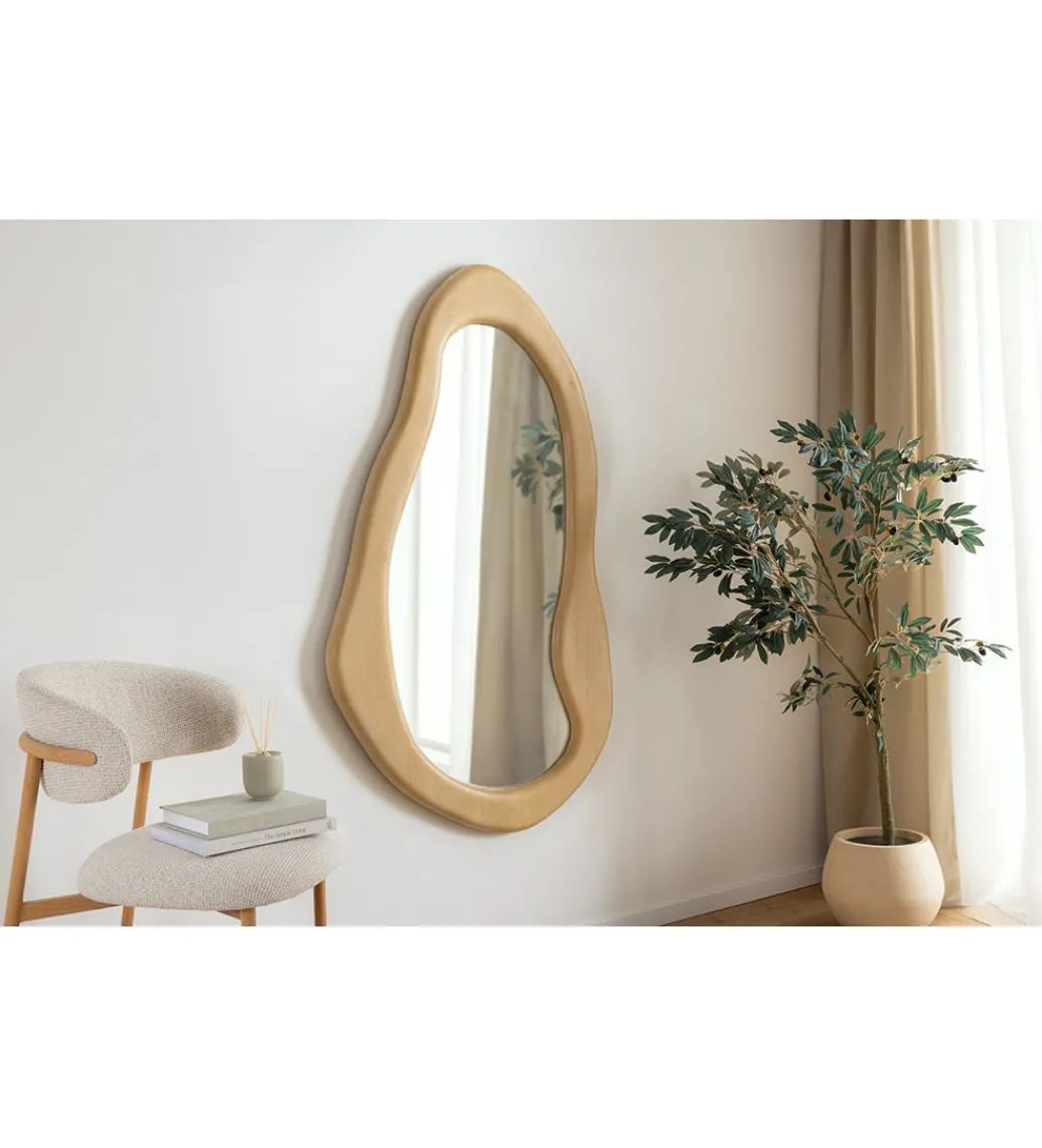 Lustro wiszące ORGANIC 130 cm drewno mango*Invicta Interior Outlet