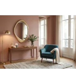 Lustro wiszące ORGANIC 90 cm złote*Invicta Interior Best