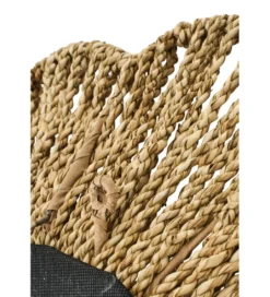Lustro wiszące RAFFIA 50 cm naturalne*J-Line Discount