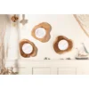 Lustro wiszące Reflect 31 cm drewno Teak*Invicta Interior - przedsprzedaż Outlet