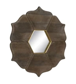 Lustro wiszące RETUNM 90 cm drewno mango*Zona-Design New